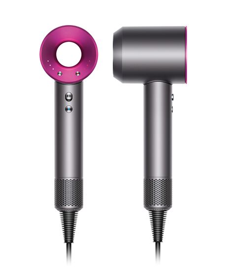 Supersonic Hair Dryer - Iron and Fuchsia
